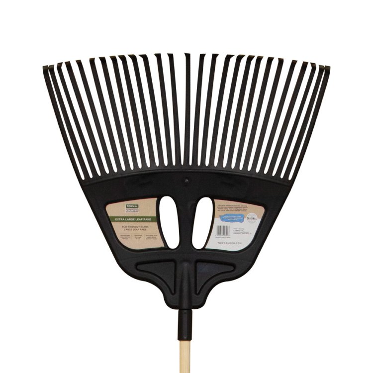 T&C Extra Large Leaf Rake Black