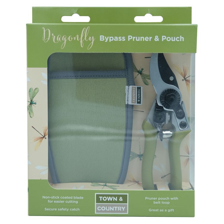 Dragonfly Pruner & Pouch Gift Box | Gardener's Tool Holder