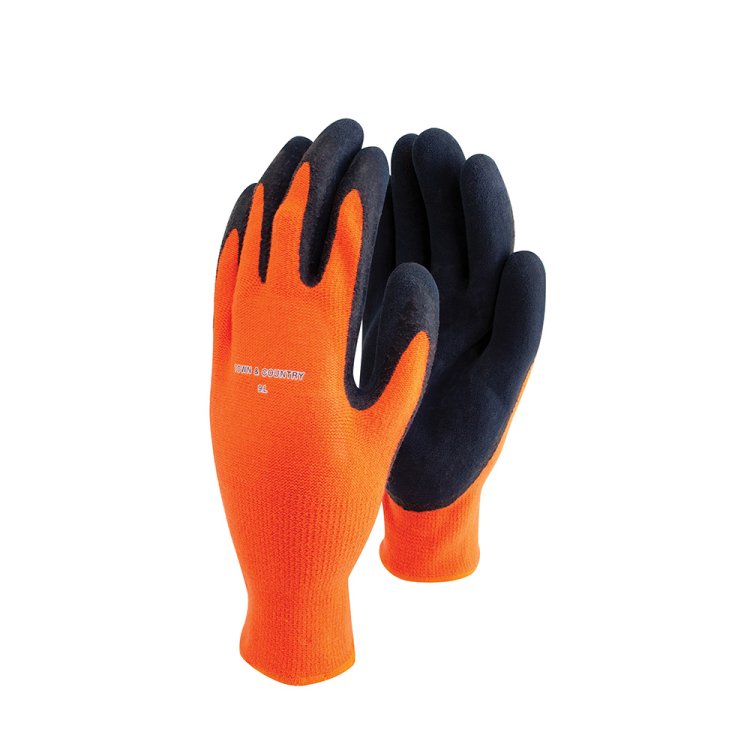 Mastergrip Thermolite Gloves Orange | Ultimate Grip and Insulation