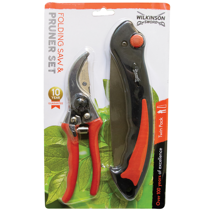 Wilkinson Sword Folding Pruner Saw & Pruner Set Wilkinson Sword Folding Pruner Saw & Pruner Set